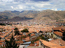 Overview of Cusco, Peru